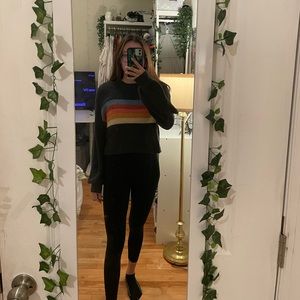 american eagle striped sweater